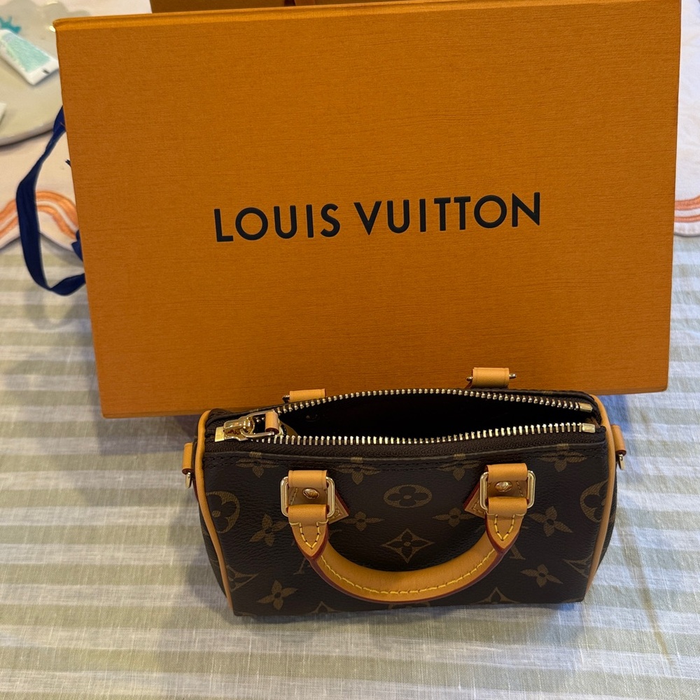 Louis Vuitton Nano Speedy Monogram NWT - Picture 7 of 10